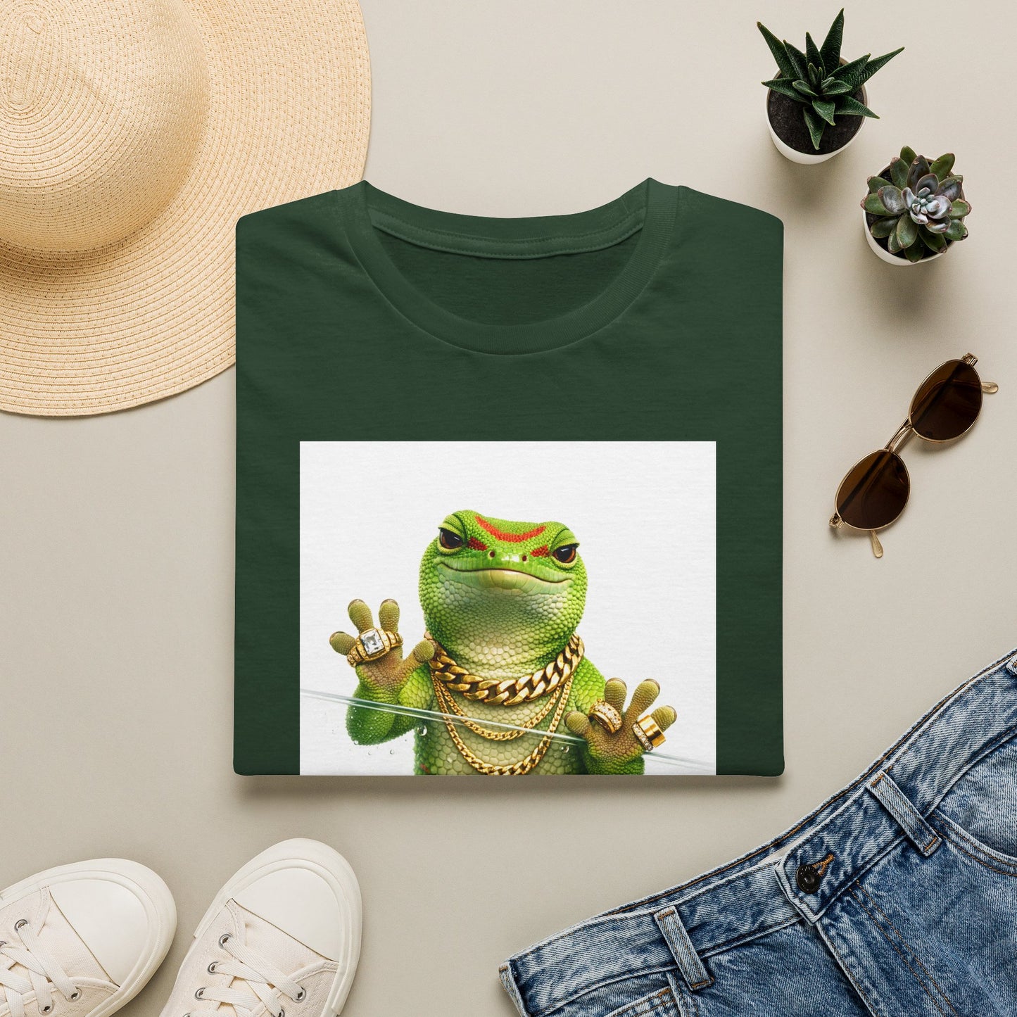 Gold Gecko Co.™ | Glass | Day Gecko | Comfort Colors 6500