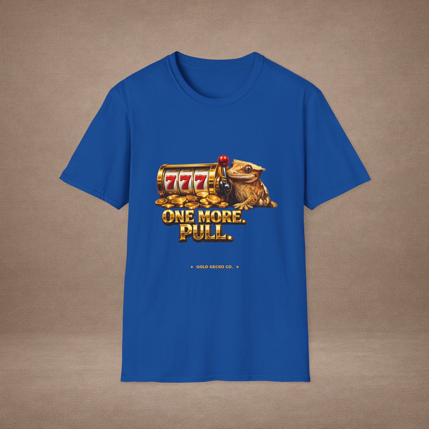 Design #29-4  Gambling- One More Pull- Realistic- (Gold Letters)