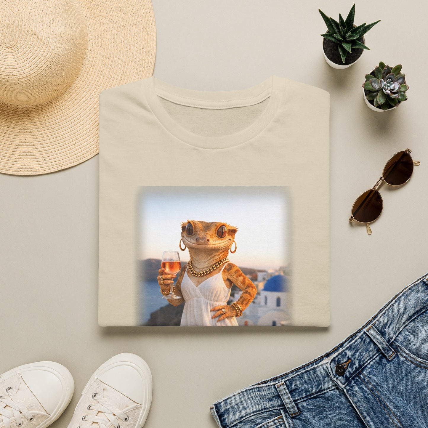 Gold Gecko Co.™ | Santorini | Crested Gecko | Comfort Colors 6500
