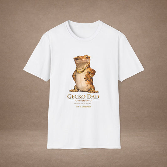 DESIGN #03-G- Gecko Dad — Dad Mode: On (Gold Letters)