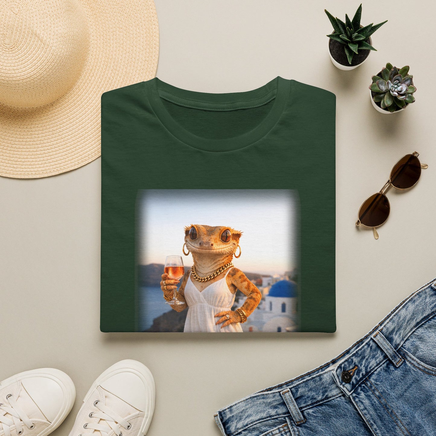 Gold Gecko Co.™ | Santorini | Crested Gecko | Comfort Colors 6500