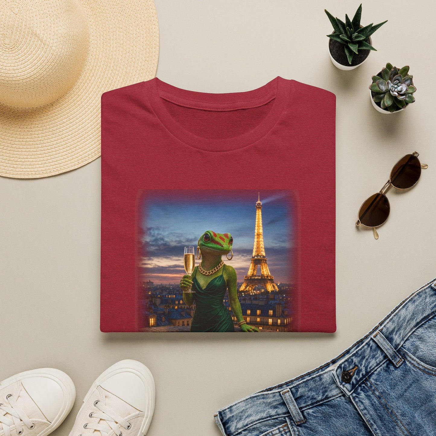 Gold Gecko Co.™ | Paris | Day Gecko | Comfort Colors 6500