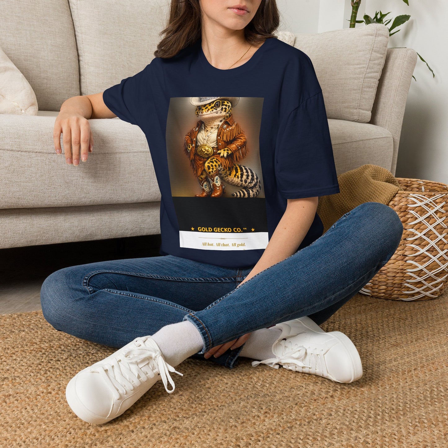 Gold Gecko Co.™ | Cowgirl Swagger | Crested Gecko | Comfort Colors 6500