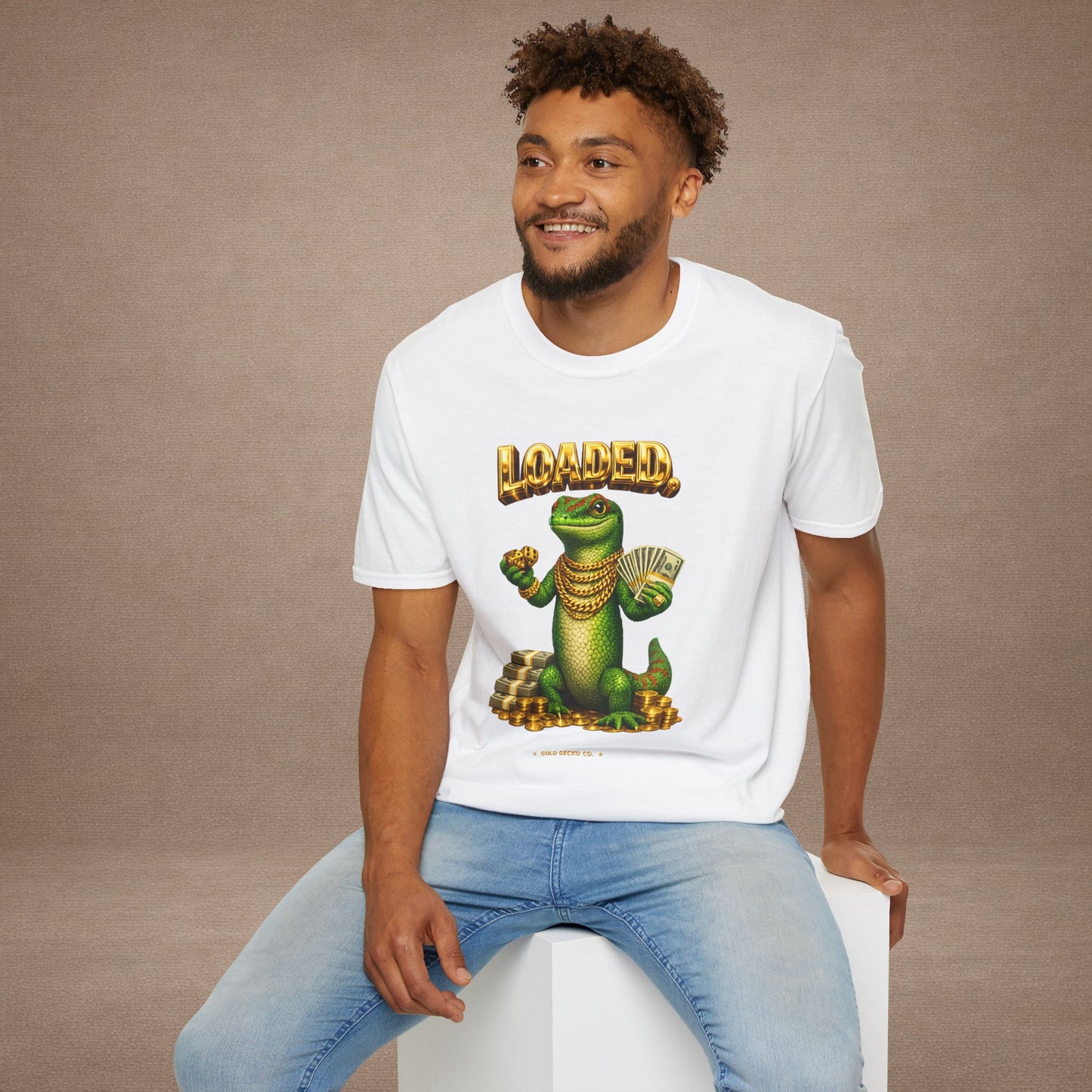 DESIGN #29-1 -Gambling - Loaded  Realistic (gold Lettering)