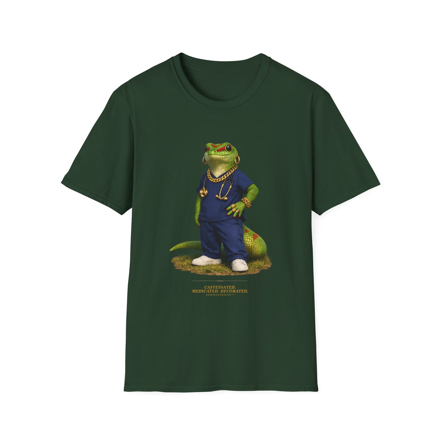 Gold Gecko Co.™ | Scrubs | Day Gecko | Comfort Colors 6500