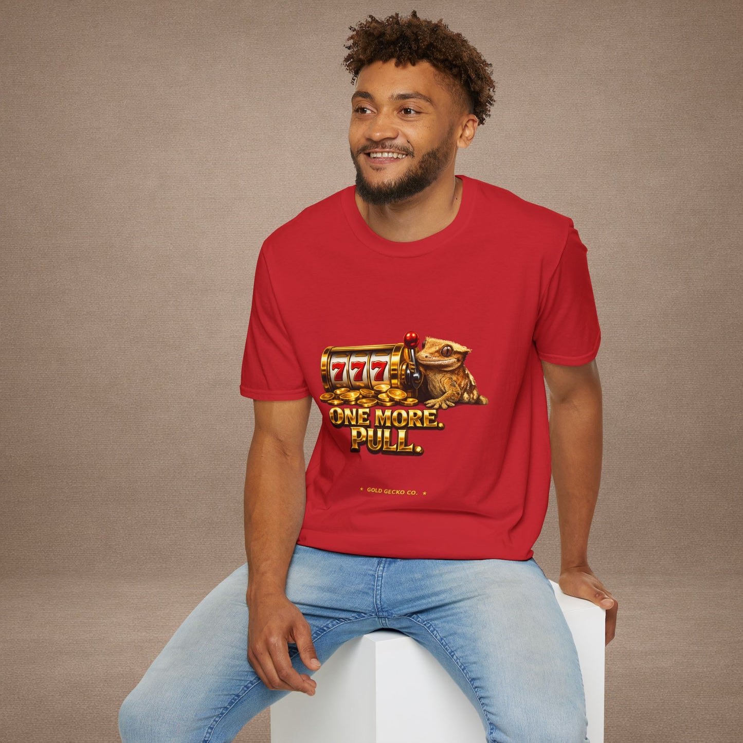 Design #29-4  Gambling- One More Pull- Realistic- (Gold Letters)