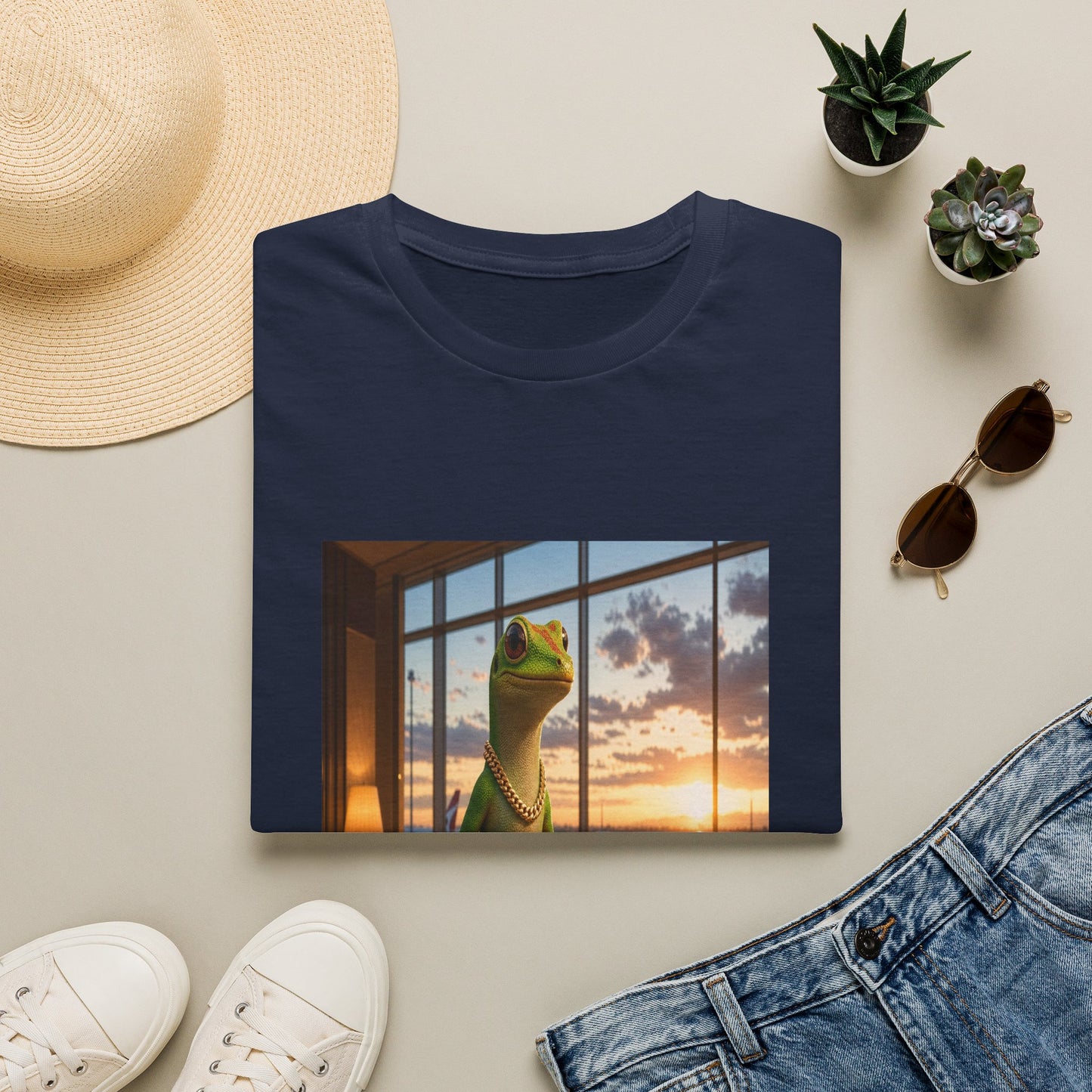 Gold Gecko Co.™ | El Mundo Me Espera | Day Gecko | Comfort Colors 6500