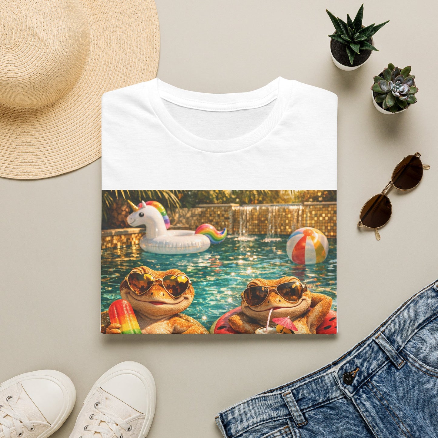Col1403-02-V2-TS-Gildan64000-FloatLife-Realistic-GoldGeckoCo