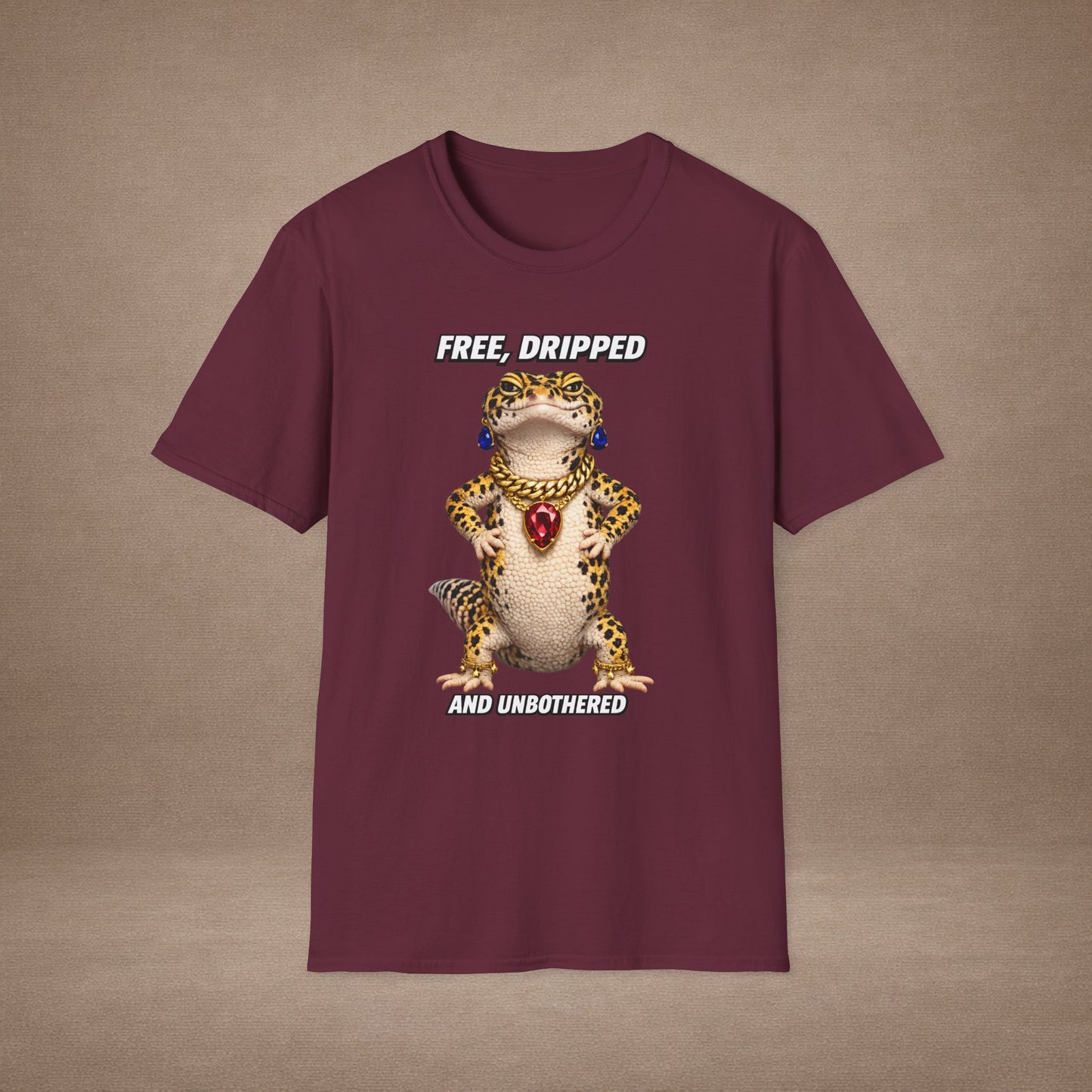 DESIGN #04-1 Free, Dripped & Unbothered — 4th of July Tee