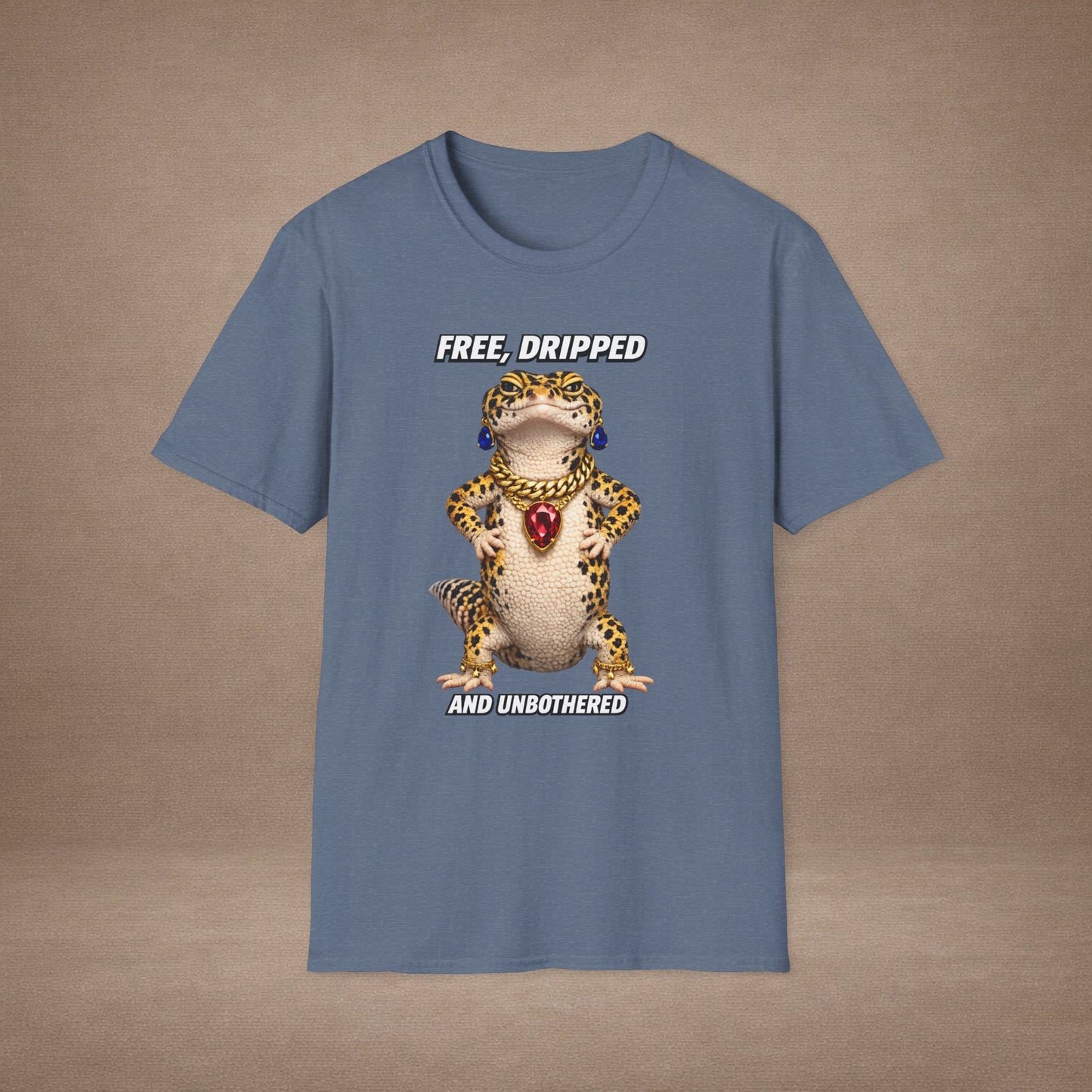 DESIGN #04-1 Free, Dripped & Unbothered — 4th of July Tee