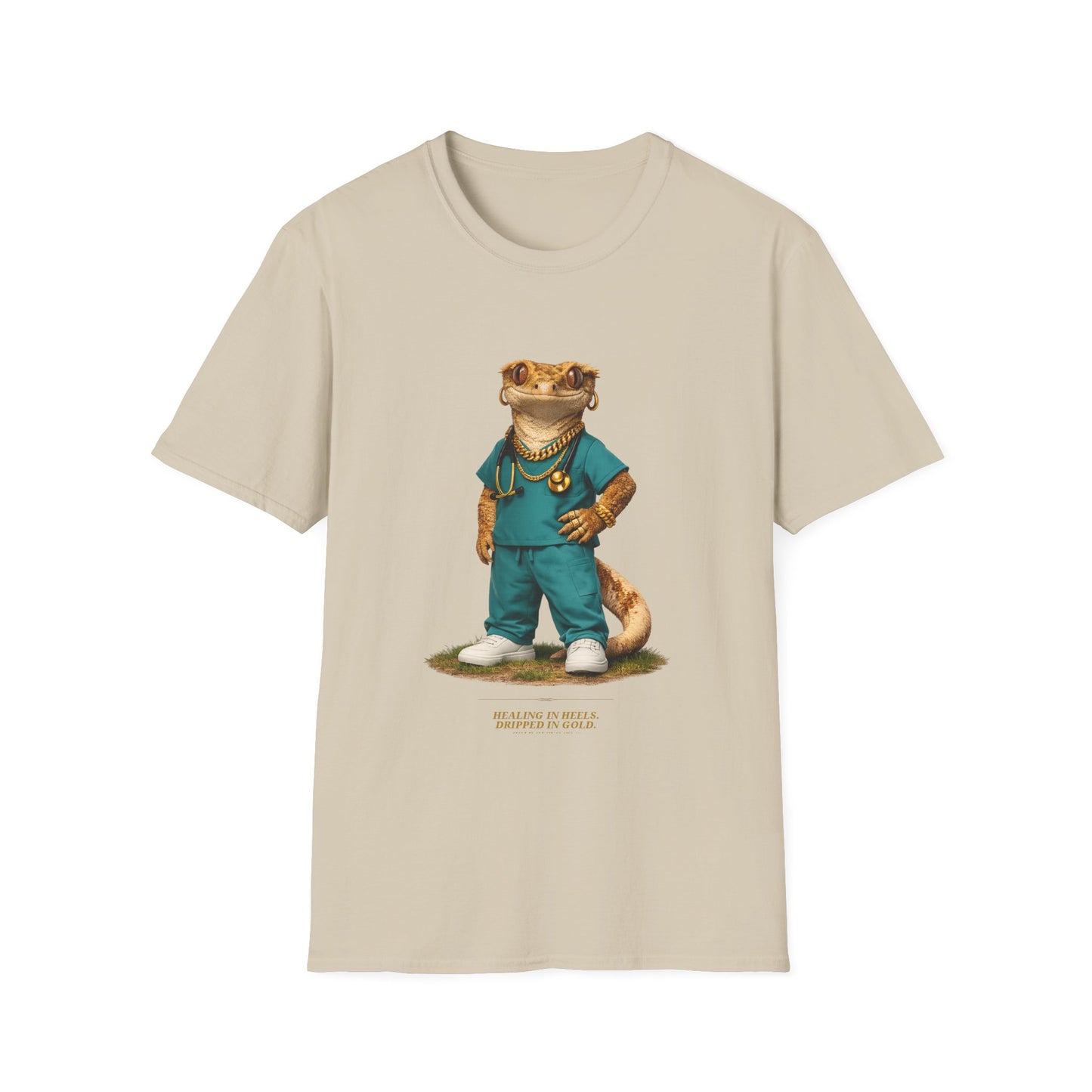 Gold Gecko Co.™ | Scrubs | Crested Gecko | Comfort Colors 6500