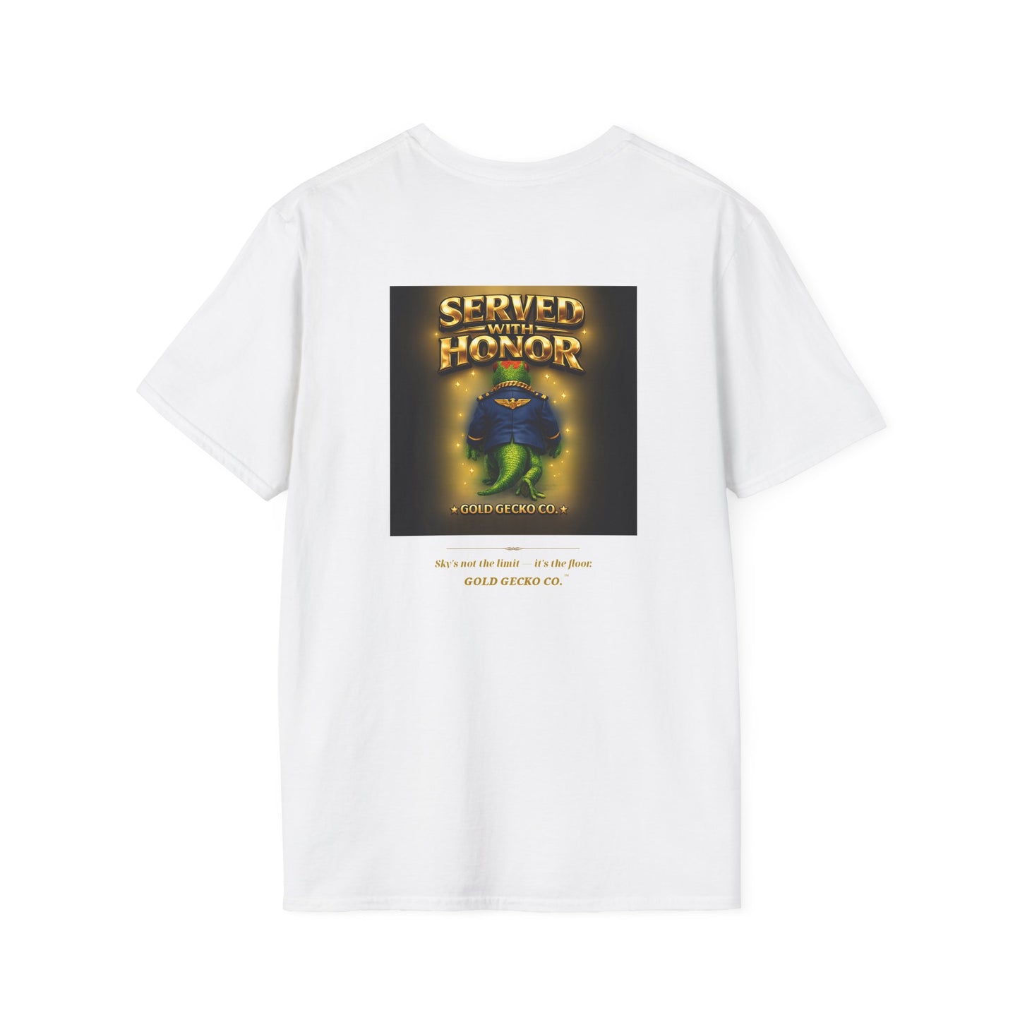 Gold Gecko Co.™ | Air Force Above | Leopard Gecko | Comfort Colors 6500