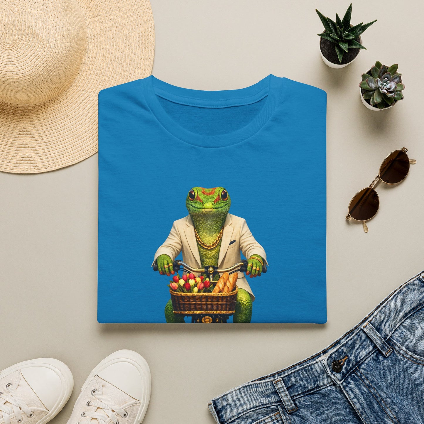 Gold Gecko Co.™ | Bike | Day Gecko | Comfort Colors 6500