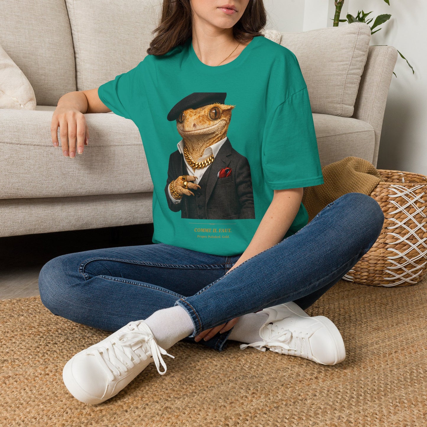Gold Gecko Co.™ | Comme Il Faut | Crested Gecko | Comfort Colors 6500