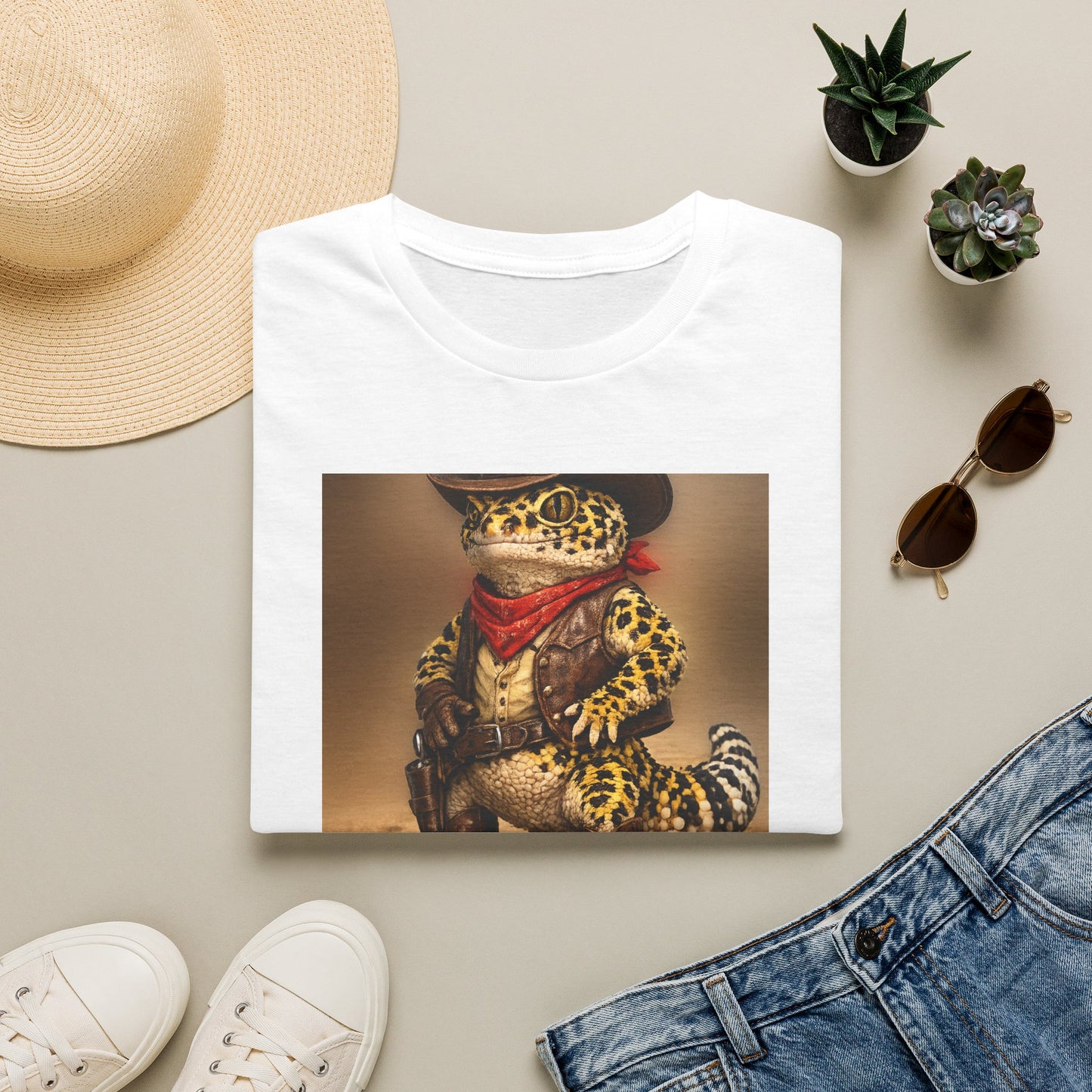 Gold Gecko Co.™ | Cowboy Up | Leopard Gecko | Comfort Colors 6500