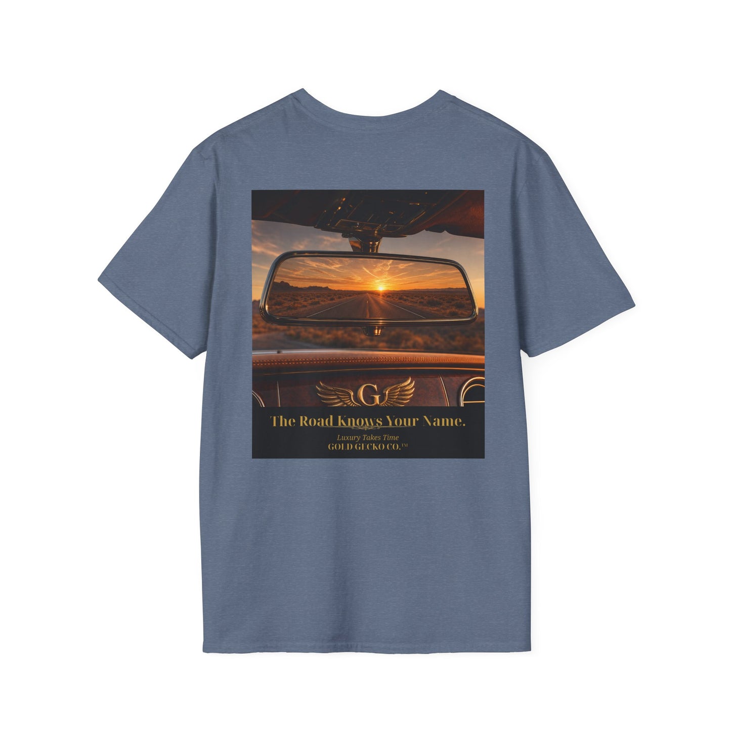 Col1142-03-V6-TS-Gildan64000-RoadRoyalty-SunsetDrive-DayGecko-Realistic-GoldGeckoCo