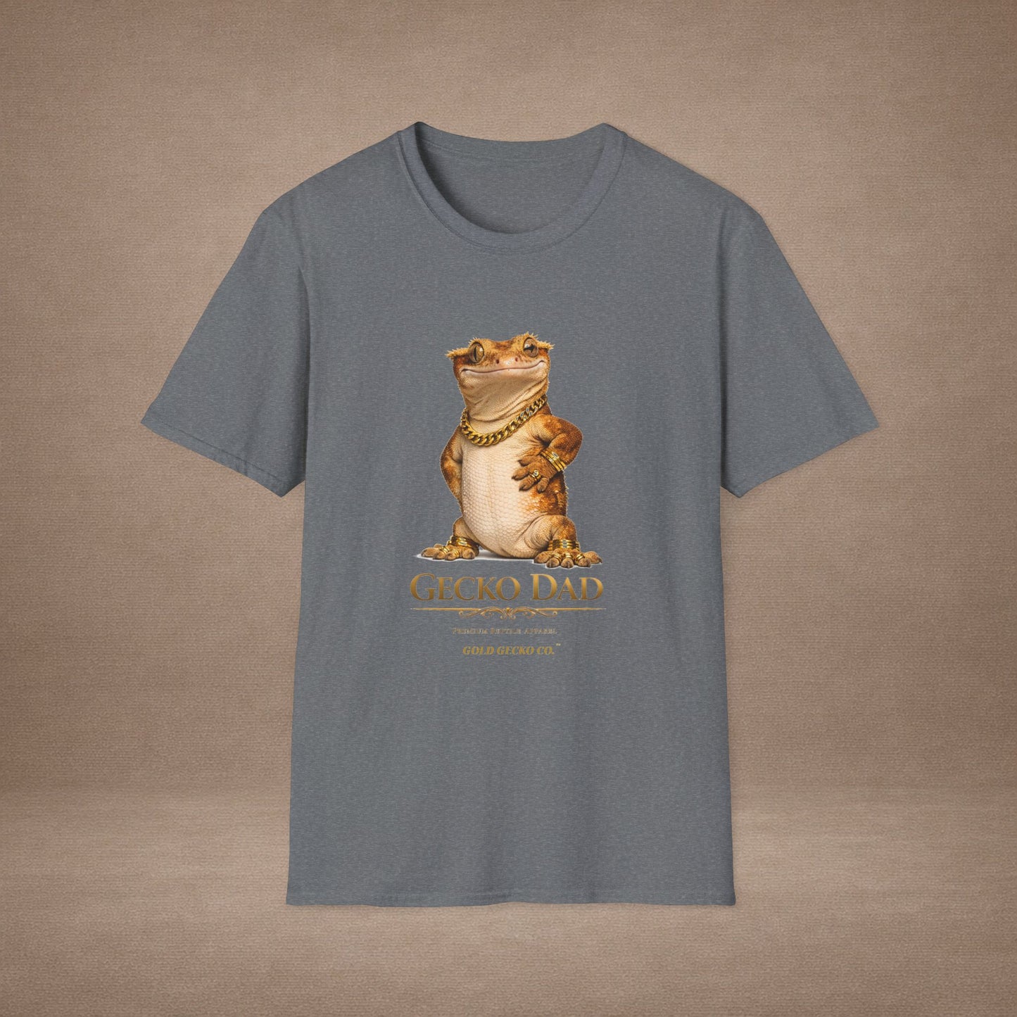 DESIGN #03-G- Gecko Dad — Dad Mode: On (Gold Letters)