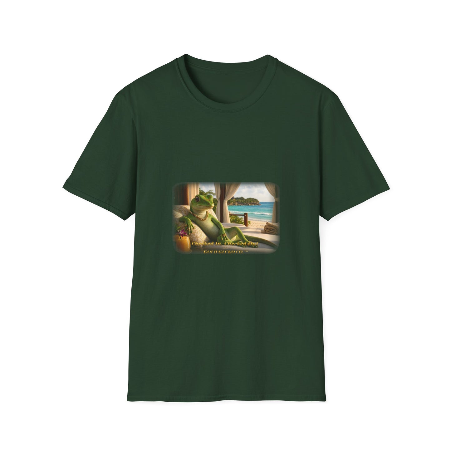 Gold Gecko Co.™ | Checked In | Day Gecko | Comfort Colors 6500