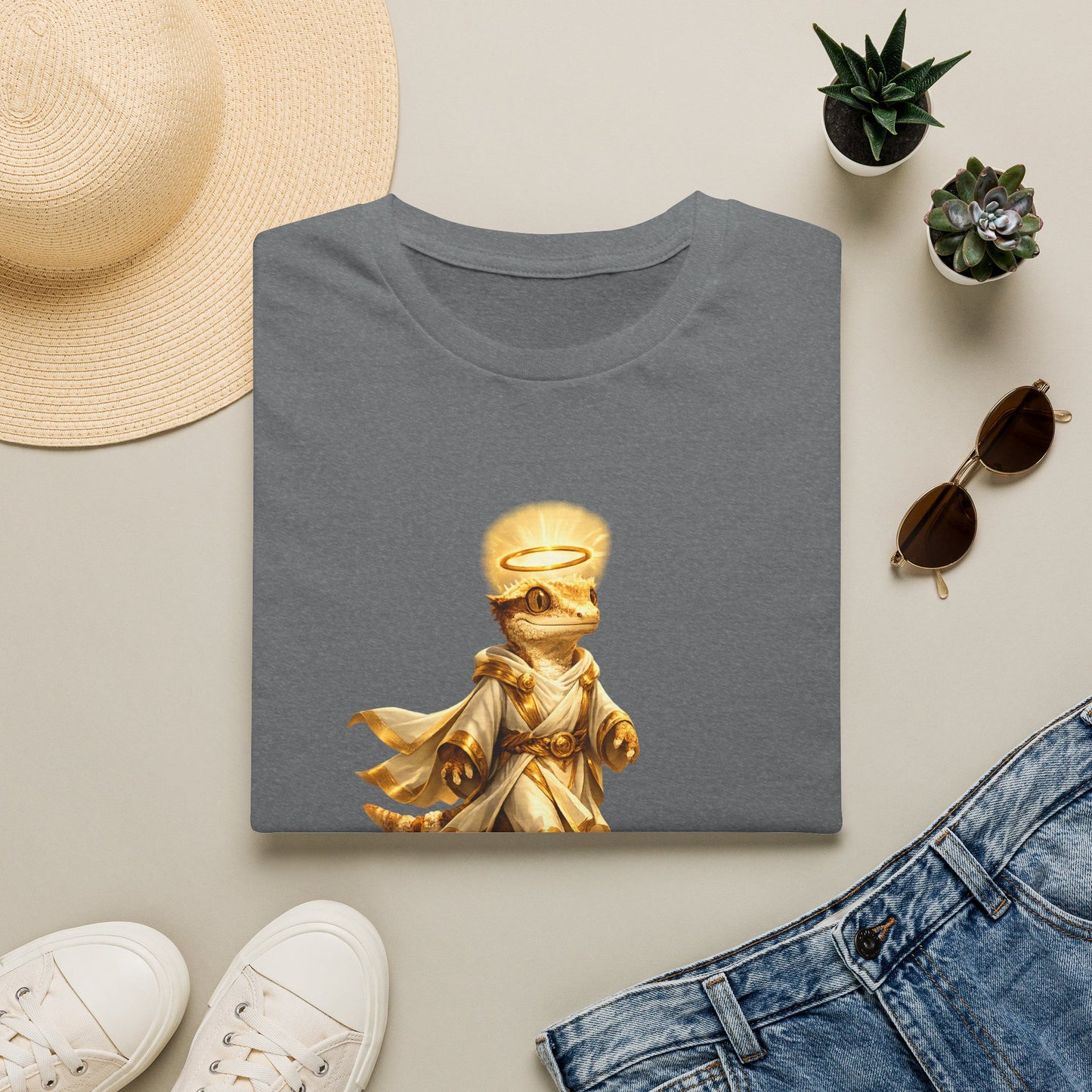 Gold Gecko Co. | Faith Over Fear. Always. | Walking on Water Gecko Tee