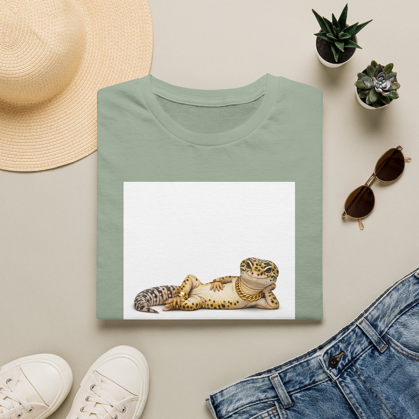 Gold Gecko Co.™ | Lounging | Leopard Gecko | Comfort Colors 6500