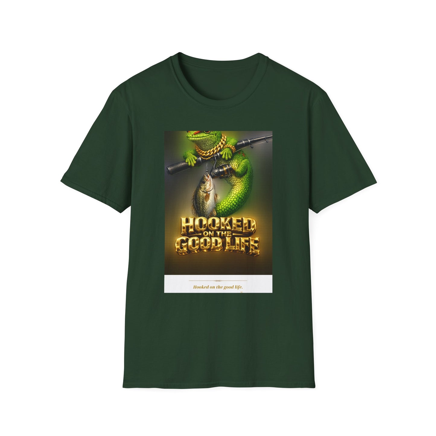 Gold Gecko Co.™ | Hooked on the Good Life | Day Gecko | Comfort Colors 6500