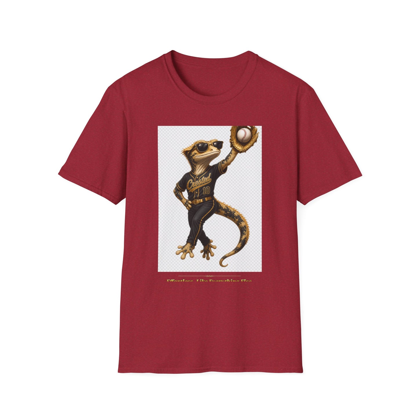 Gold Gecko Co. | Effortless. Like Everything Else. | Outfielder Gecko Tee