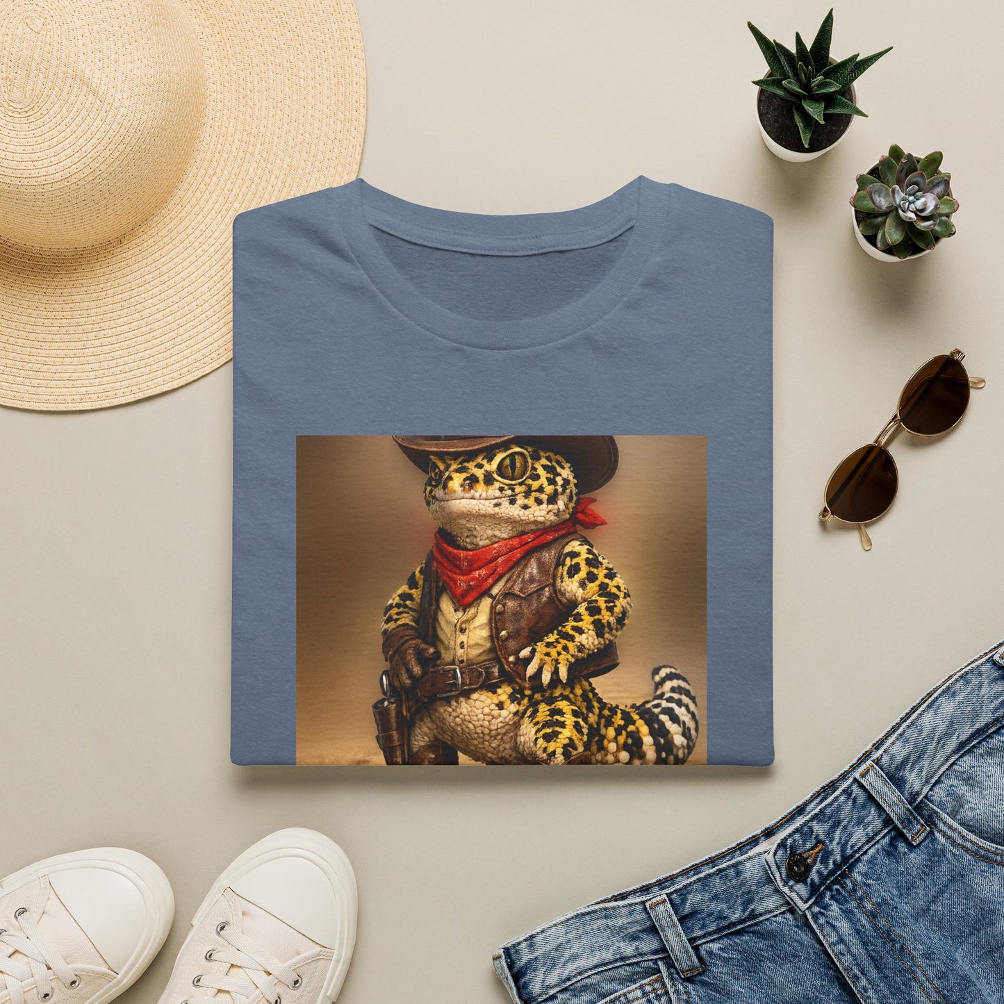 Gold Gecko Co.™ | Cowboy Up | Leopard Gecko | Comfort Colors 6500
