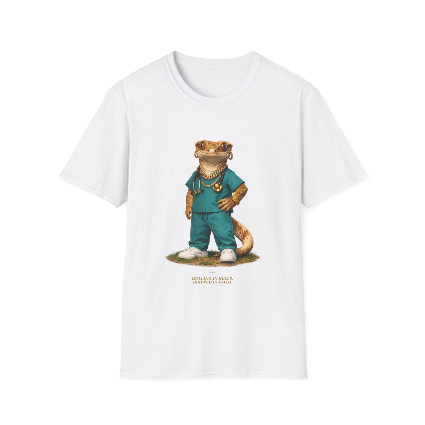 Gold Gecko Co.™ | Scrubs | Crested Gecko | Comfort Colors 6500