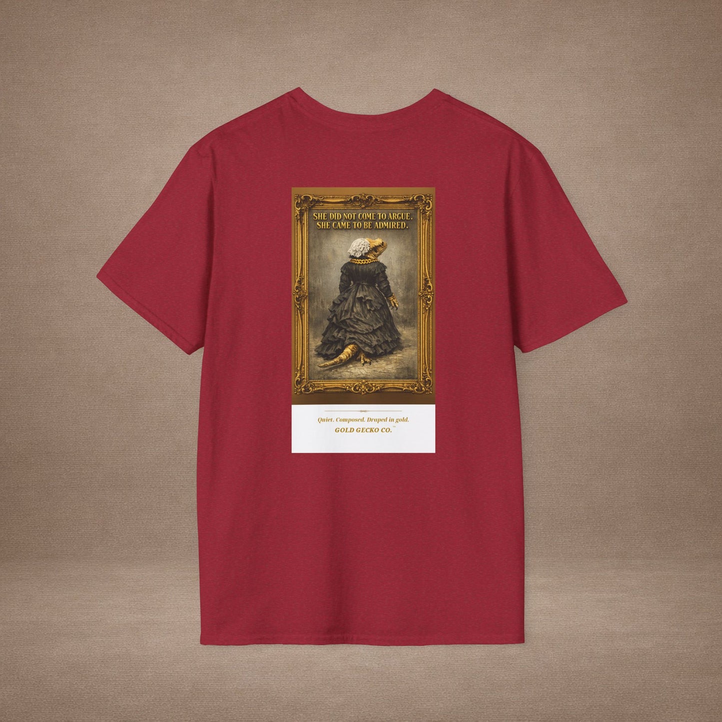 Design #col19-4 - Whistler's Gecko— Fine Art Tee