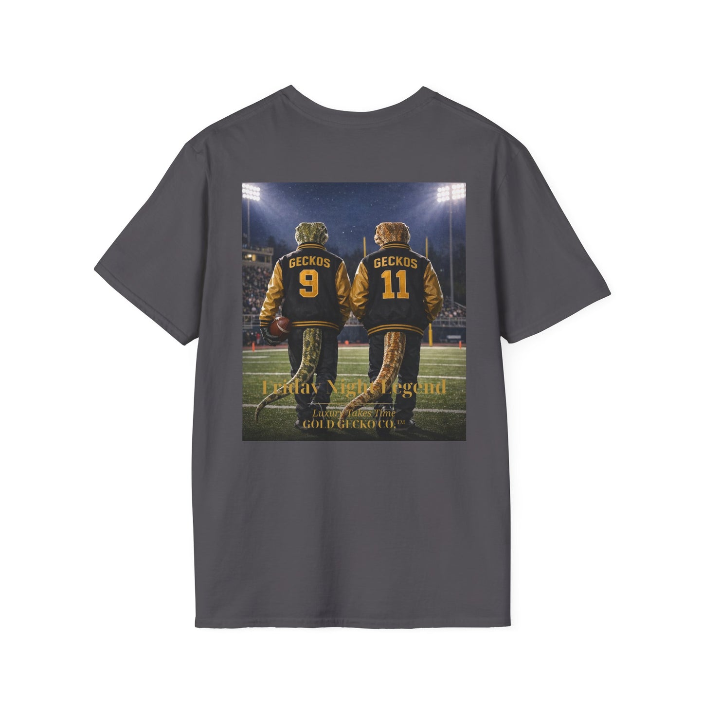 Col1411-01-V1-TS-Gildan64000-FridayNightLegend-Realistic-GoldGeckoCo