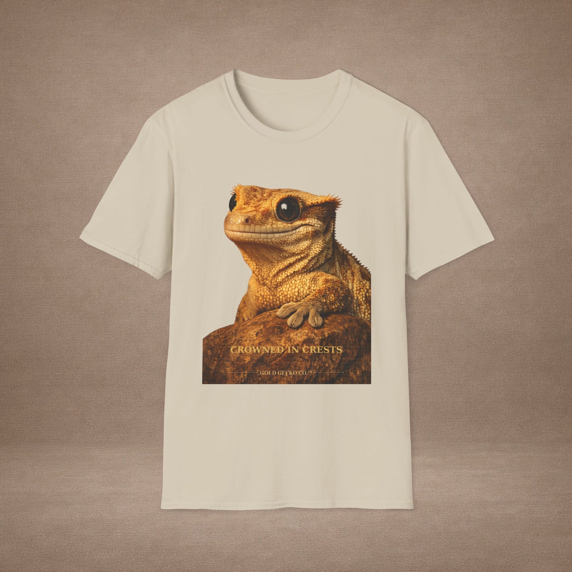 Crested Gecko — Crowned In Crests — photoreal reptile portraits — the ultimate herp appreciation. Gold Gecko Co. Reptile Roll Call collection.