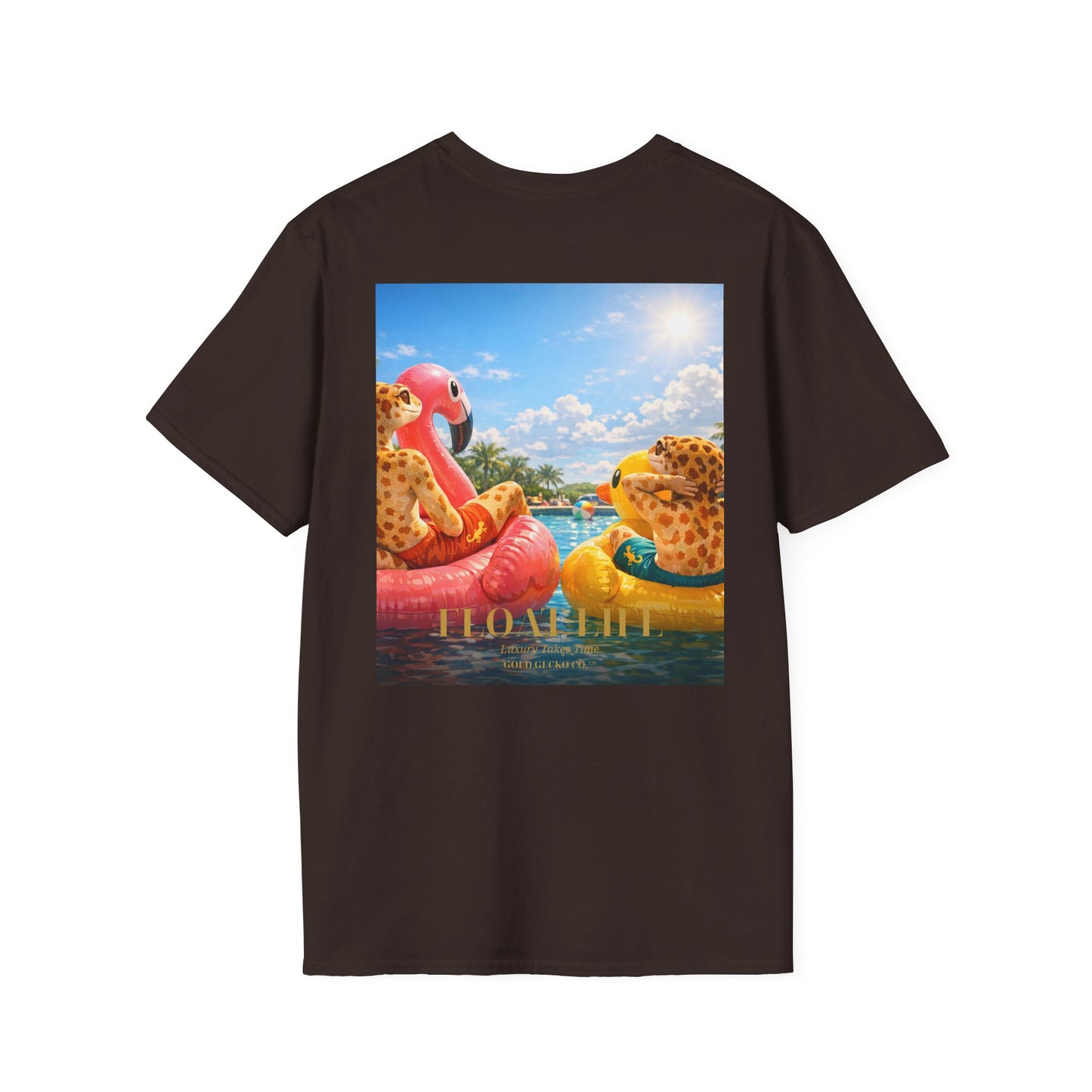 Col1453-02-V1-TS-Gildan64000-FloatLife-Realistic-GoldGeckoCo
