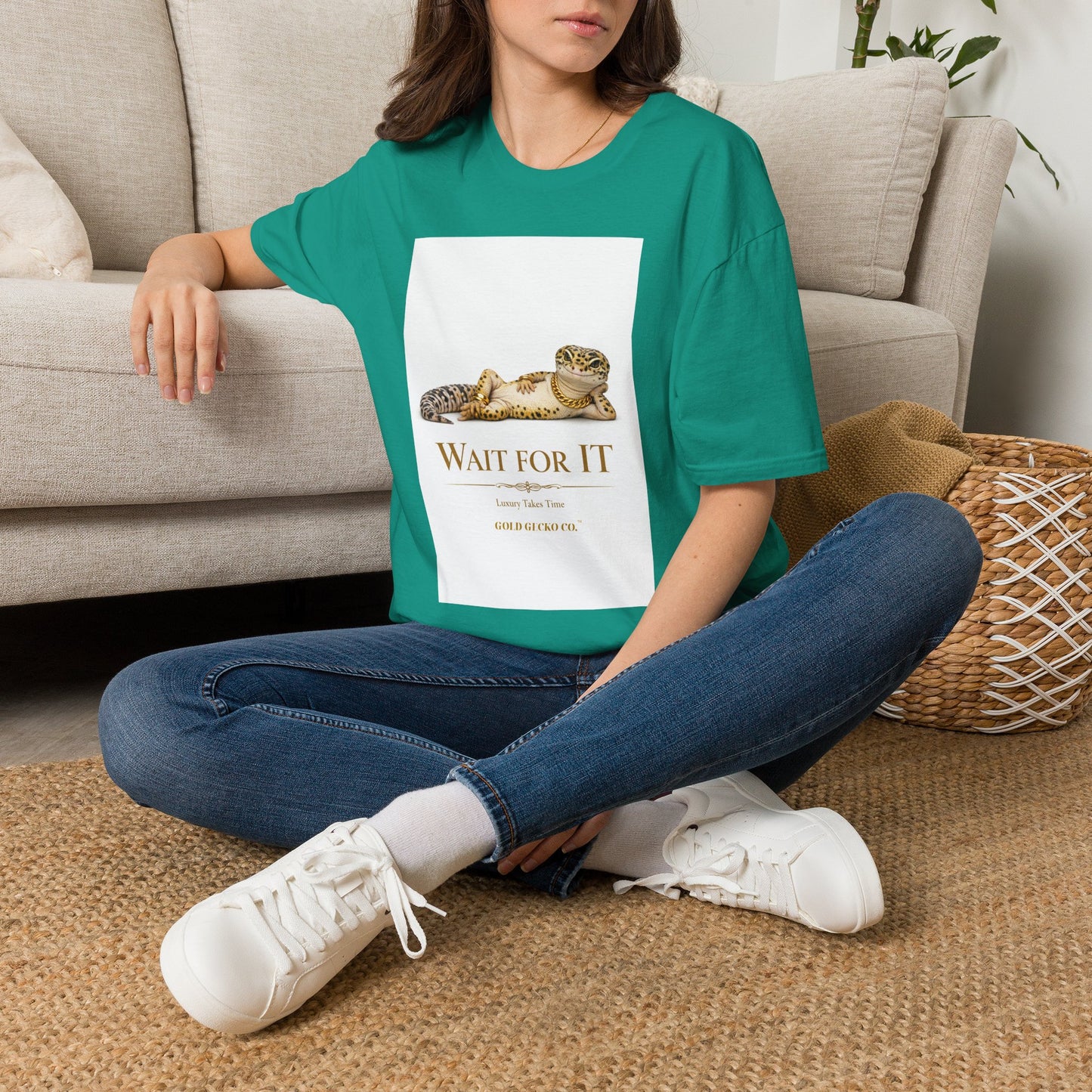 Gold Gecko Co.™ | Lounging | Leopard Gecko | Comfort Colors 6500