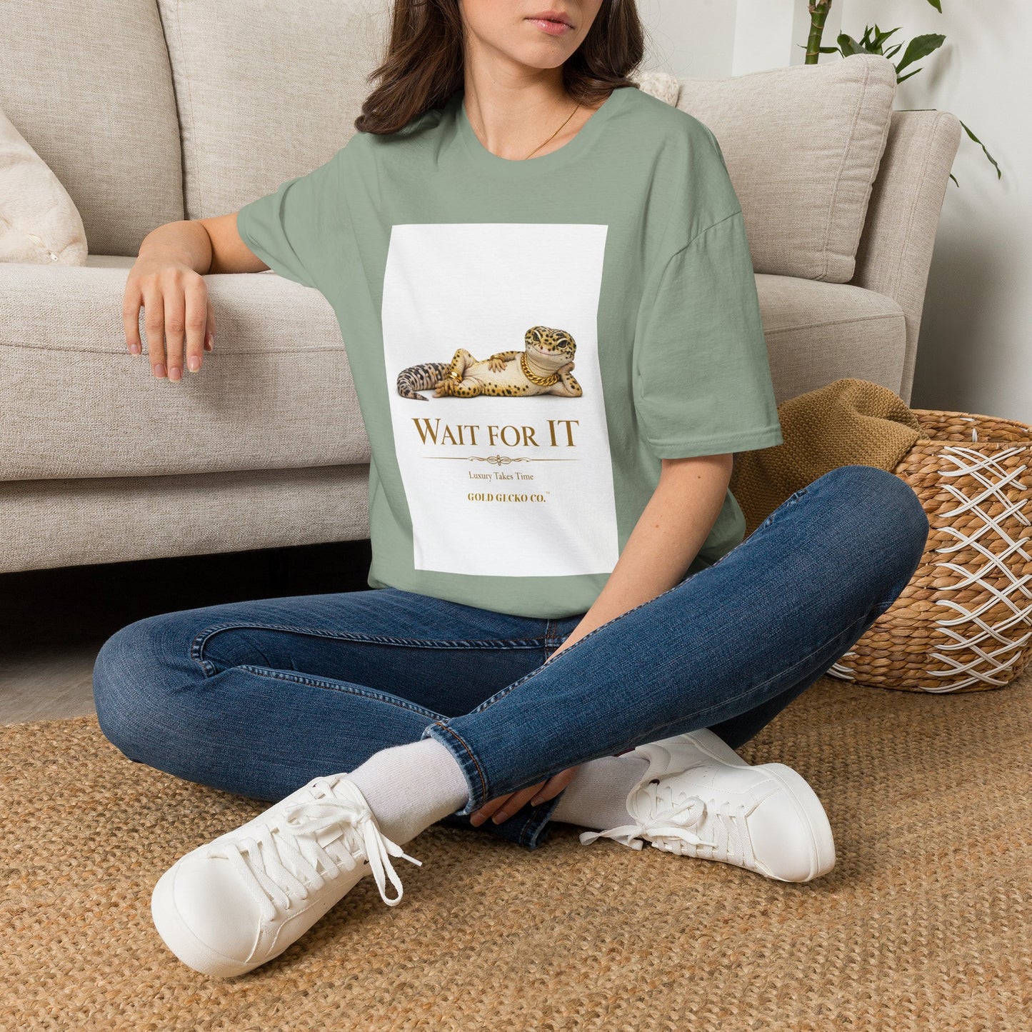 Gold Gecko Co.™ | Lounging | Leopard Gecko | Comfort Colors 6500