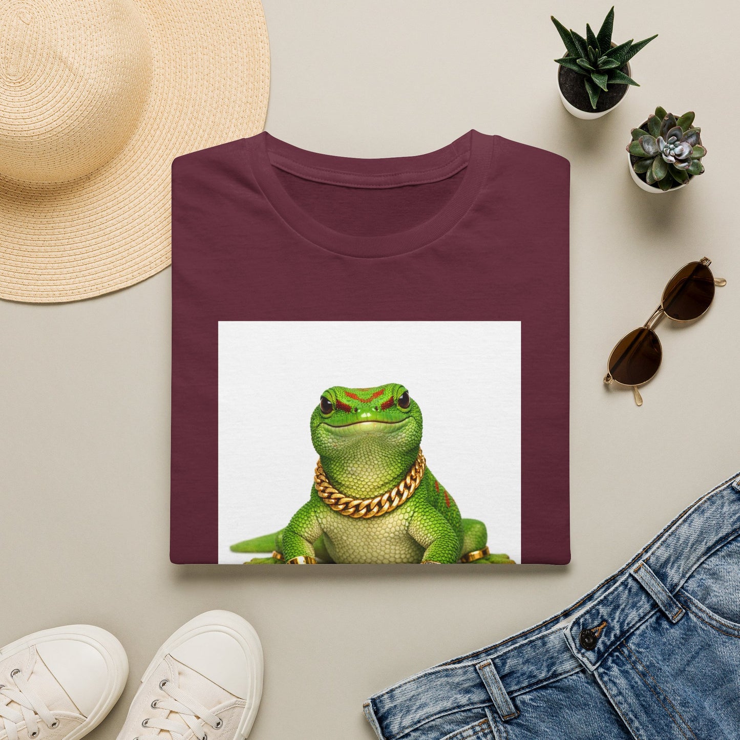 Gold Gecko Co.™ | Portrait | Day Gecko | Comfort Colors 6500