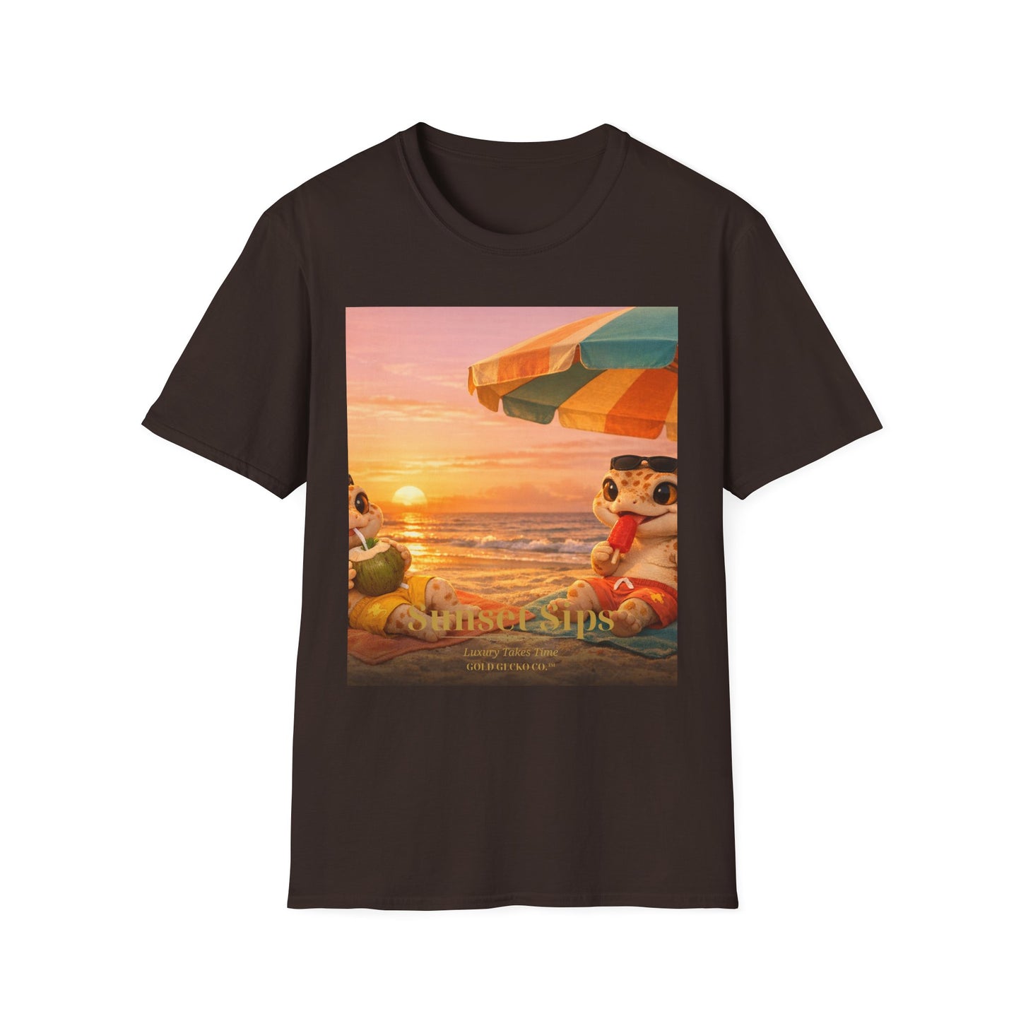 Col1404-04-V2-TS-Gildan64000-SunsetSips-Realistic-GoldGeckoCo