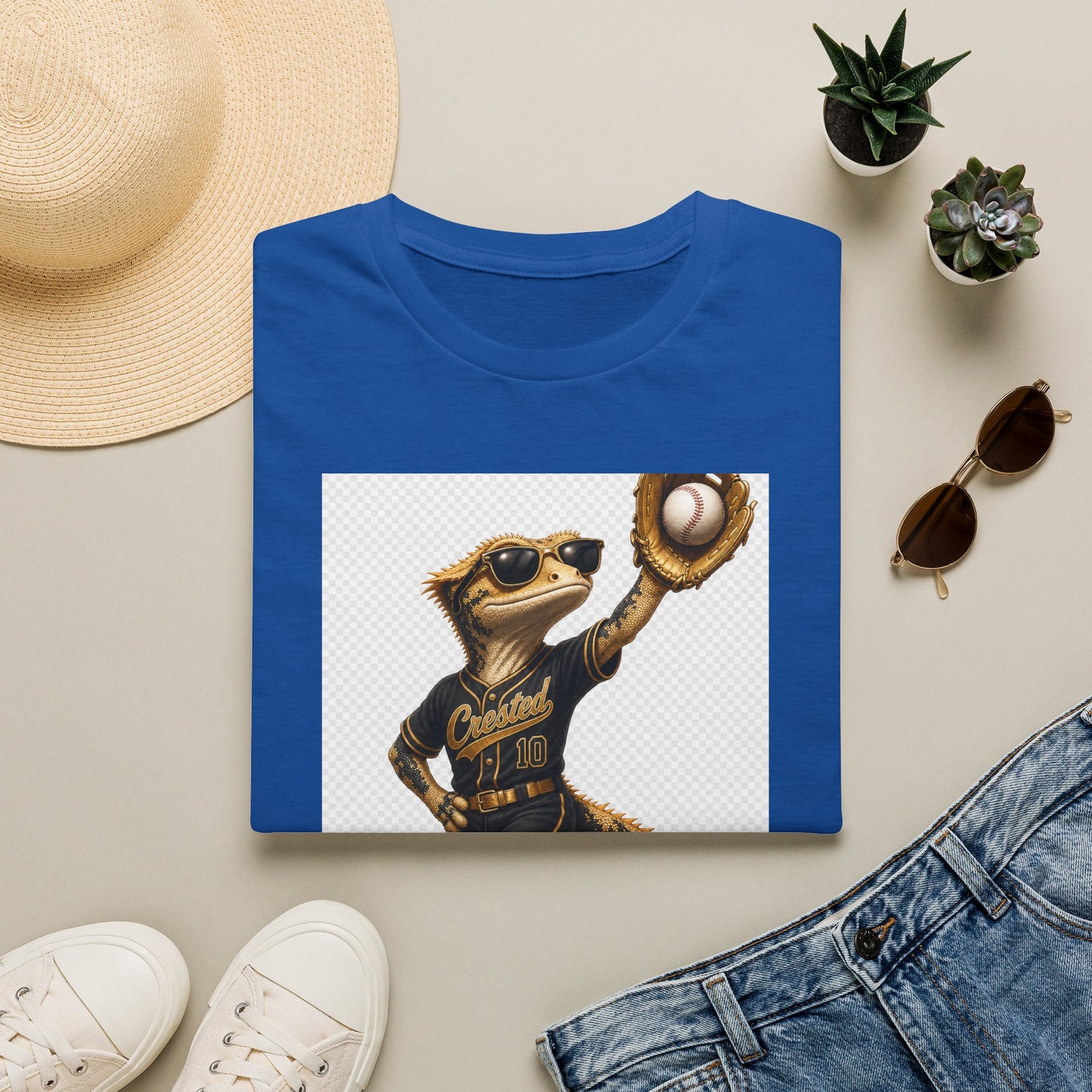 Gold Gecko Co. | Effortless. Like Everything Else. | Outfielder Gecko Tee