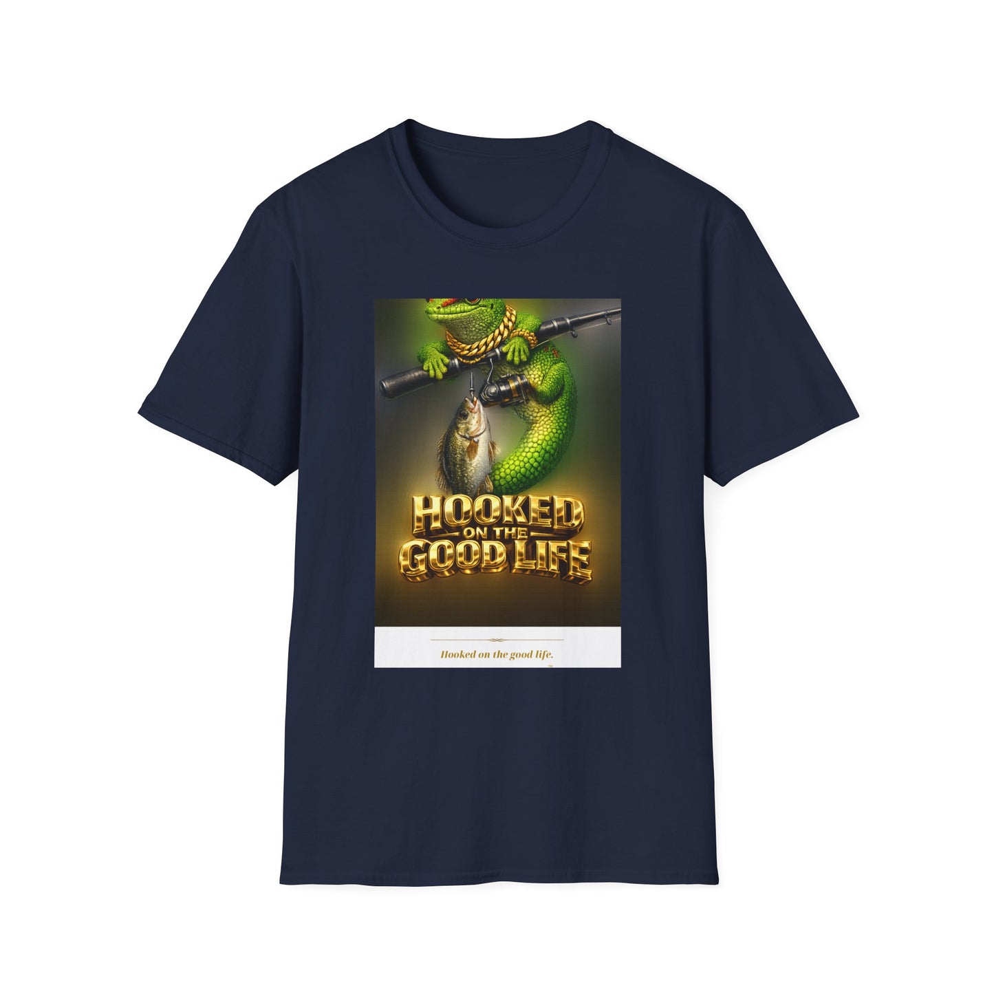 Gold Gecko Co.™ | Hooked on the Good Life | Day Gecko | Comfort Colors 6500