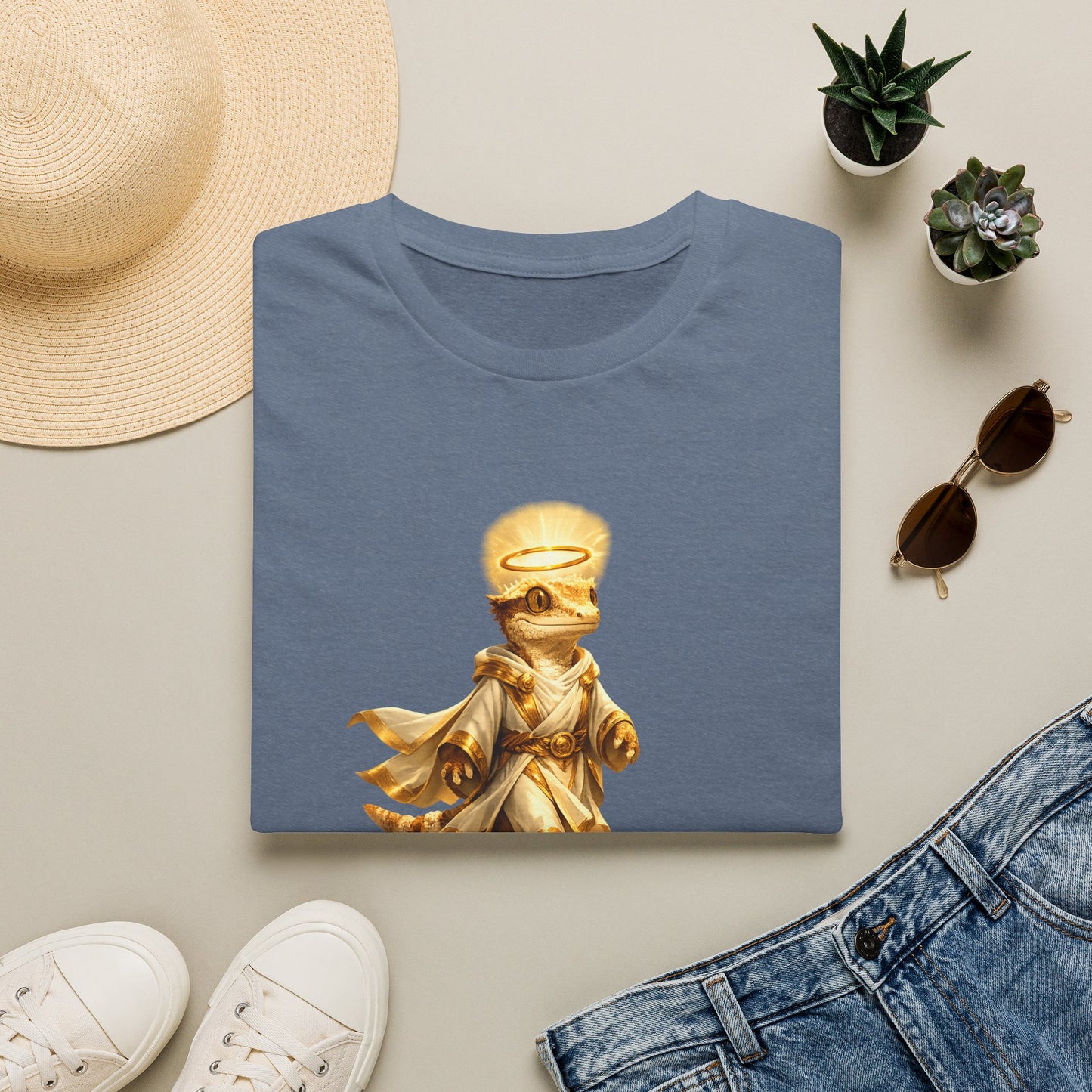 Gold Gecko Co. | Faith Over Fear. Always. | Walking on Water Gecko Tee