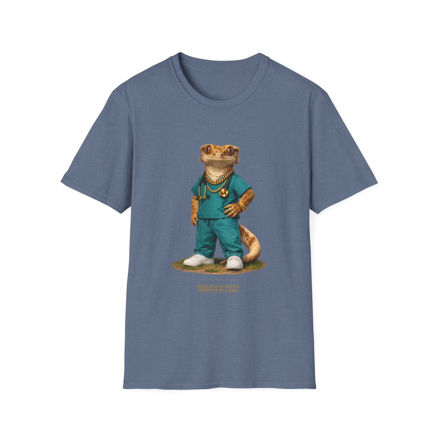 Gold Gecko Co.™ | Scrubs | Crested Gecko | Comfort Colors 6500