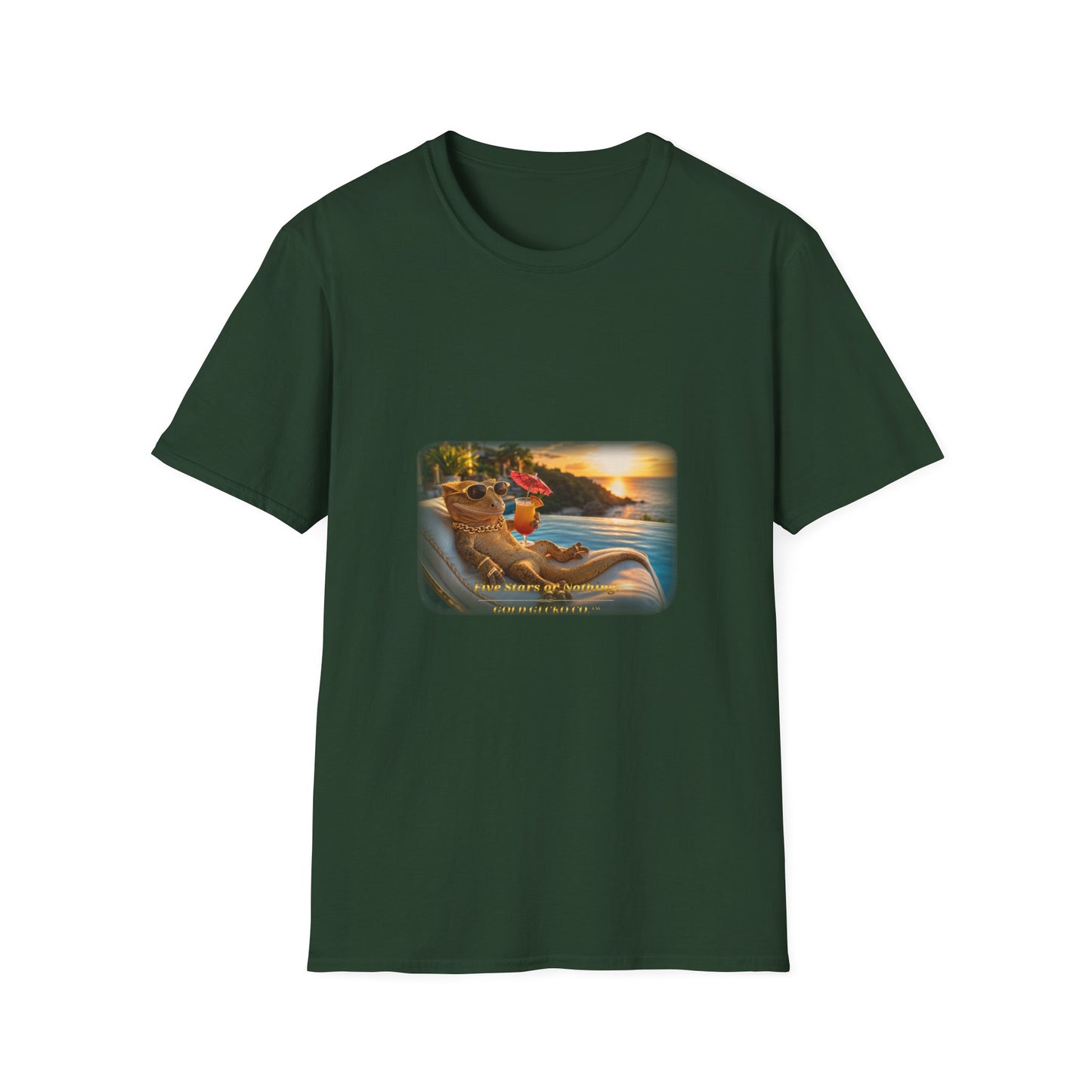 Gold Gecko Co.™ | Five Stars | Crested Gecko | Comfort Colors 6500