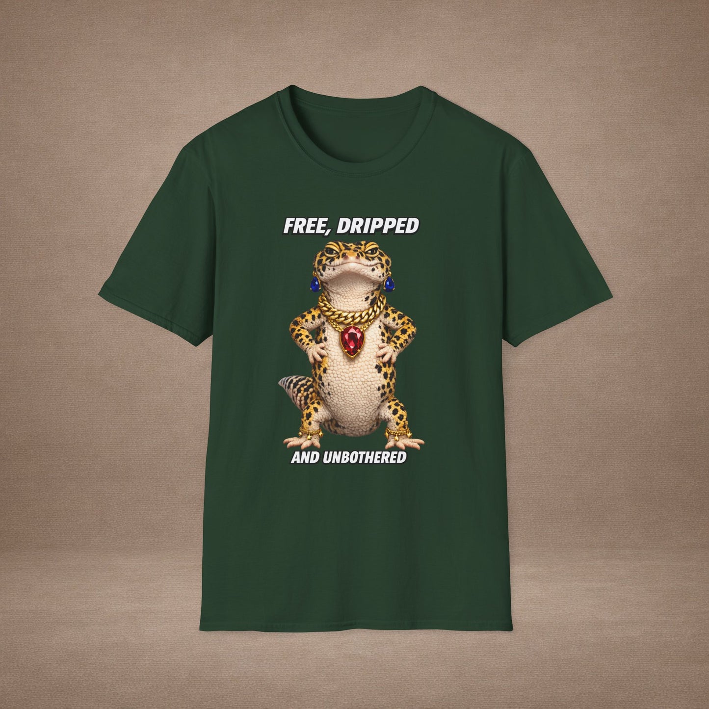 DESIGN #04-1 Free, Dripped & Unbothered — 4th of July Tee