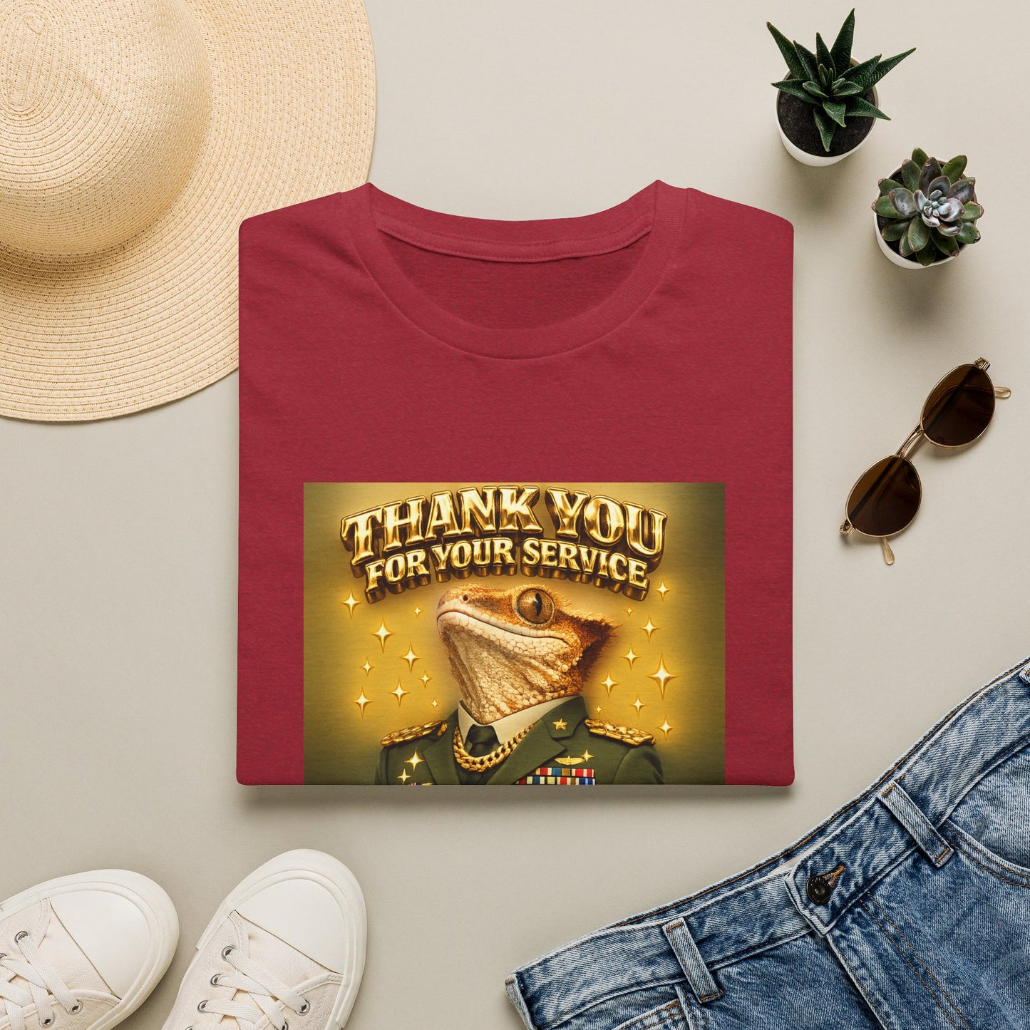 Gold Gecko Co.™ | Army Strong | Crested Gecko | Comfort Colors 6500