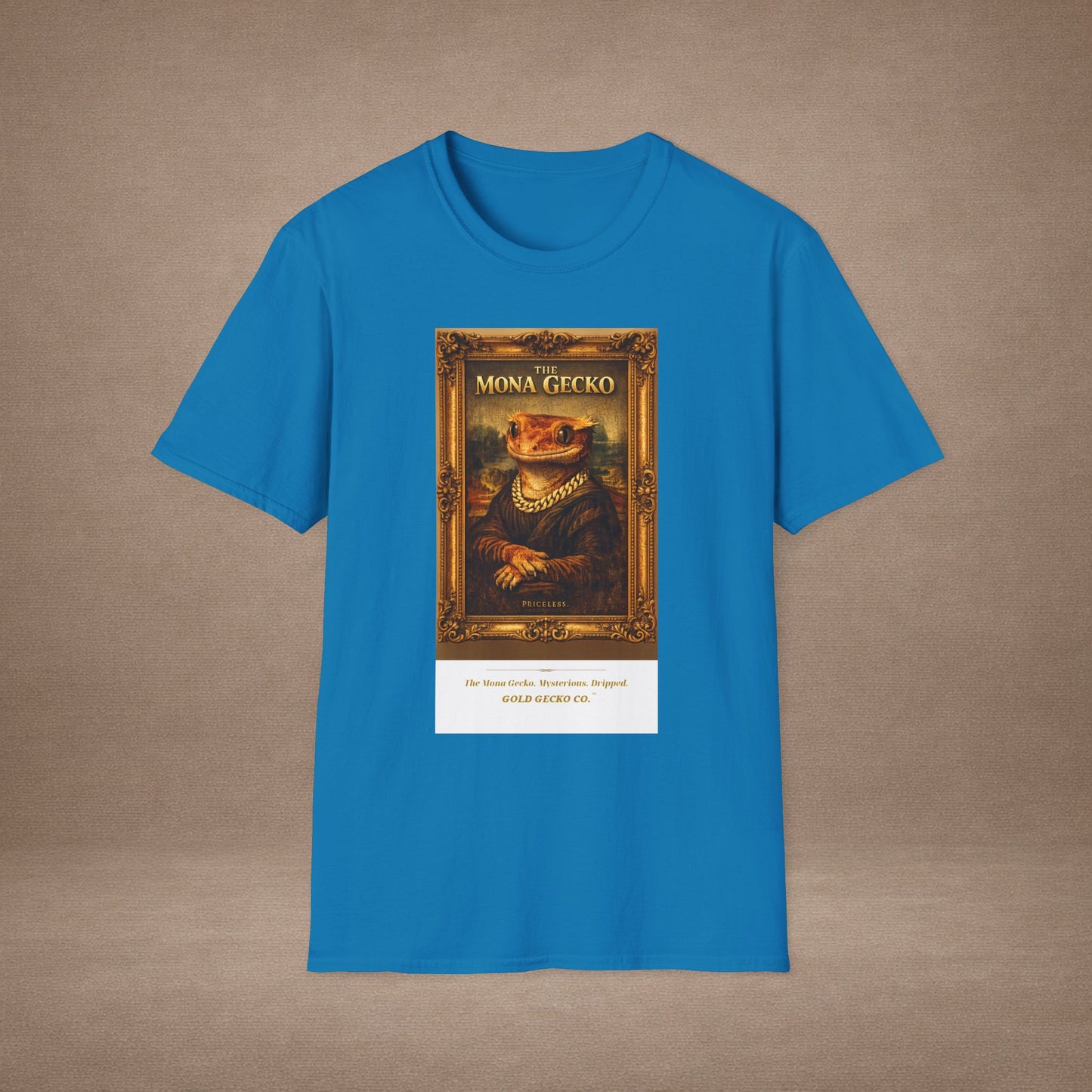 Design #col19-1 - Mona Gecko — Fine Art Tee