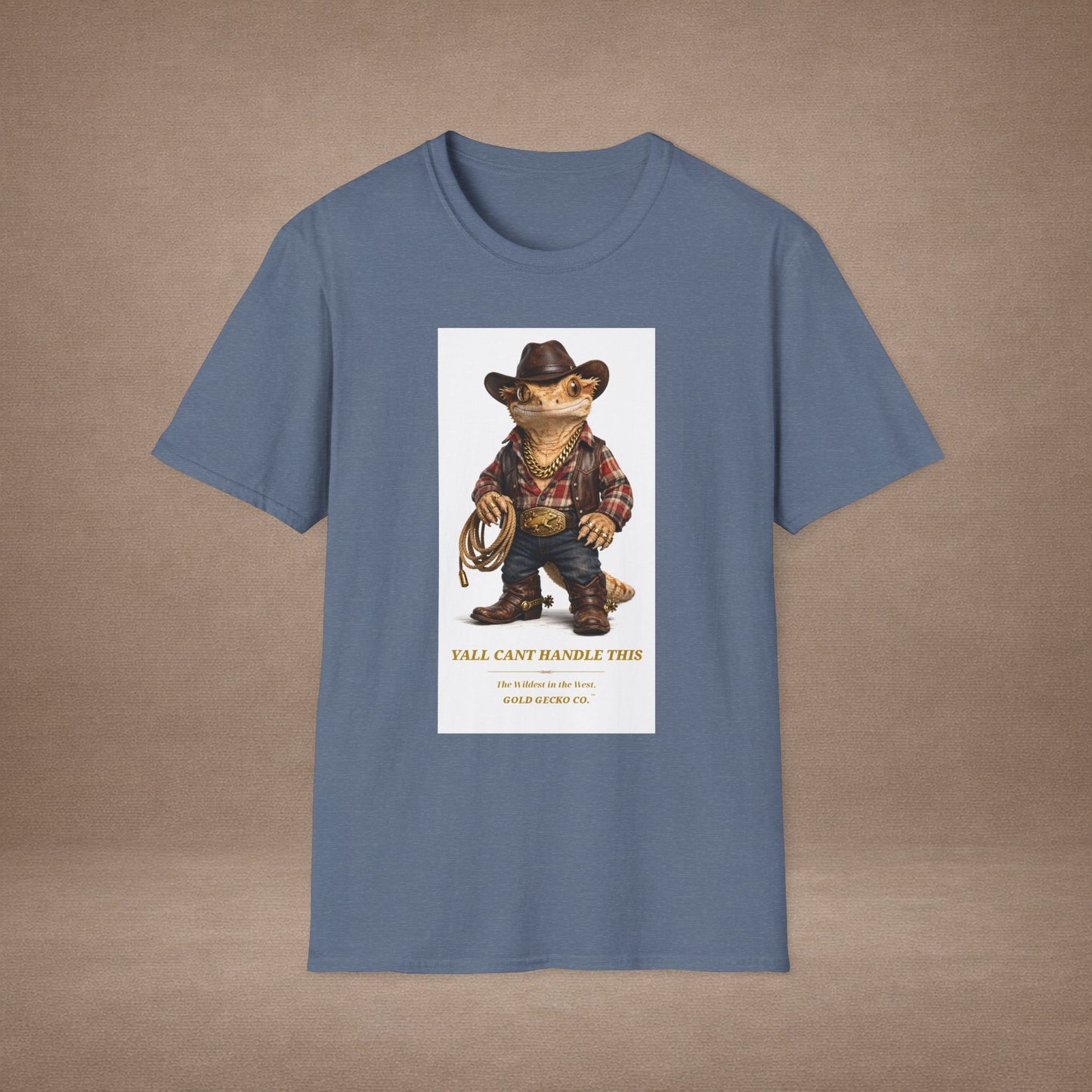 Design #09-1 - Cowboy Gecko - Y'All Can't Handle This
