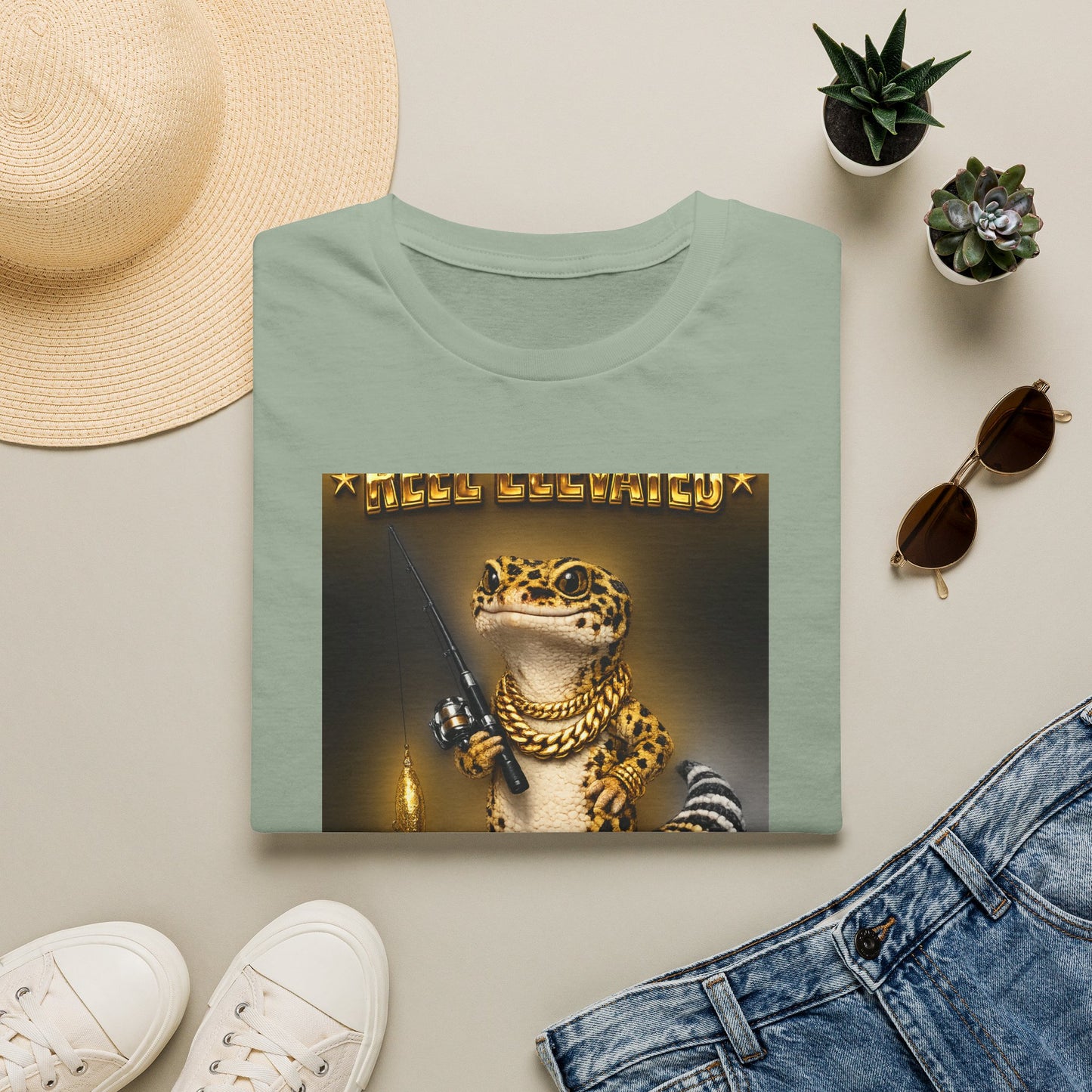 Gold Gecko Co.™ | Reel Elevated | Crested Gecko | Comfort Colors 6500