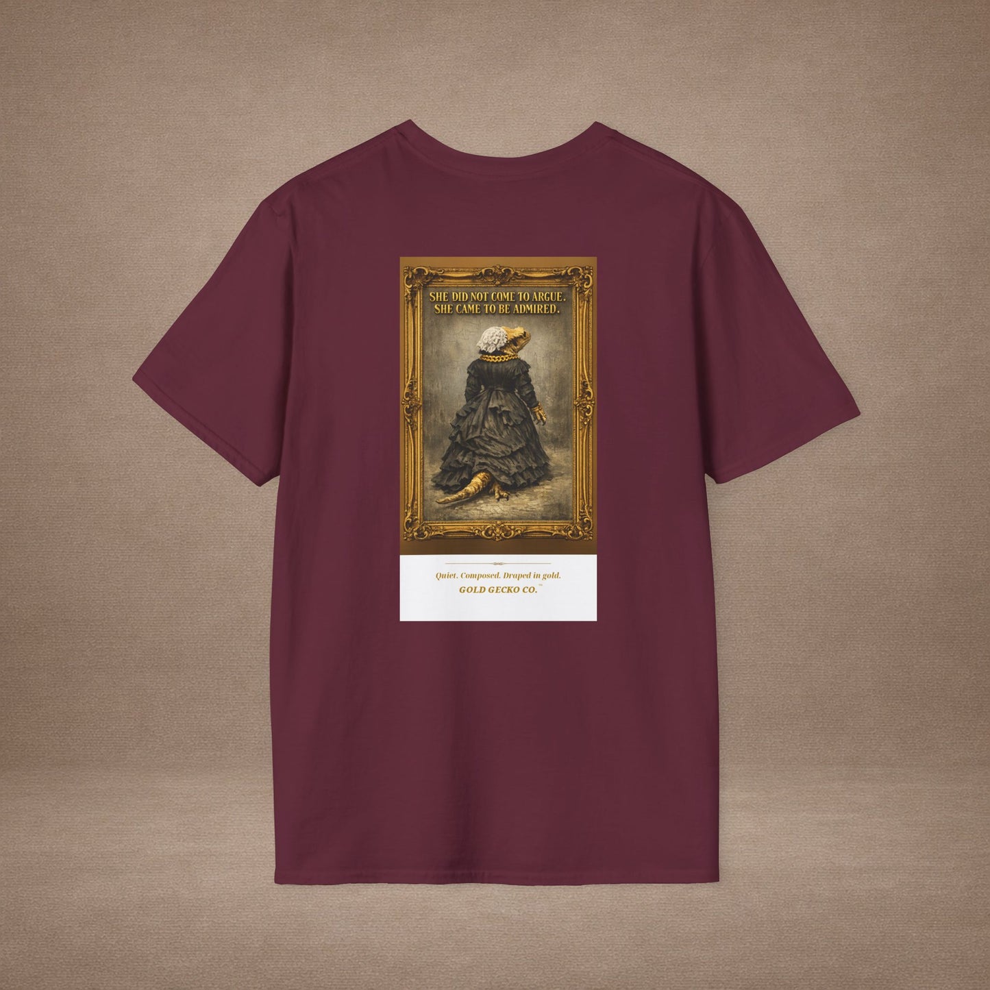 Design #col19-4 - Whistler's Gecko— Fine Art Tee