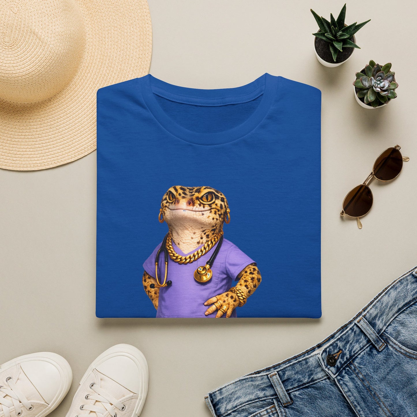 Gold Gecko Co.™ | Scrubs | Leopard Gecko | Comfort Colors 6500