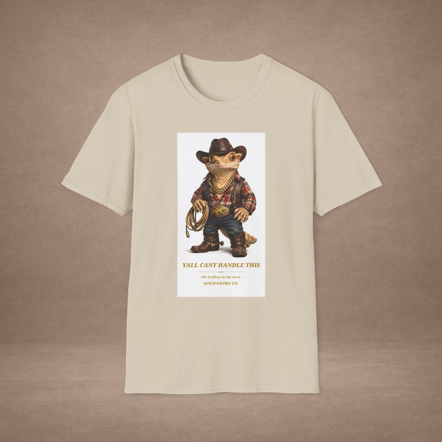 Design #09-1 - Cowboy Gecko - Y'All Can't Handle This