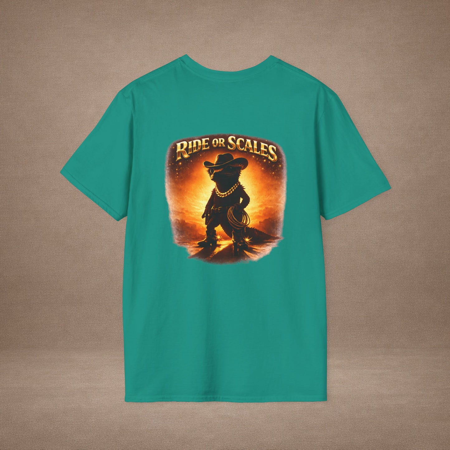 Design #09-2 - Cowgirl Gecko - "All Hat, All That"
